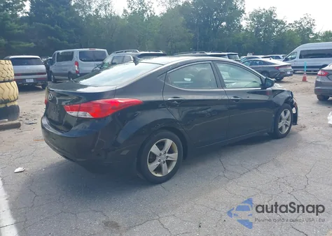 2012 Hyundai Elantra Gls from USA, damaged, VIN 5NPDH4AE7CH135639